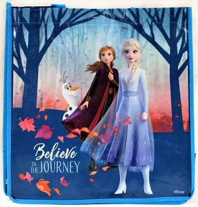 Disney Reusable Bag Frozen "Believe In The Journey" Elsa & Anna Tote - Picture 1 of 2