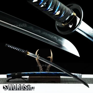 hand polished clay tempered Japanese Samurai Katana Warrior Sword T10 Steel - Picture 1 of 9