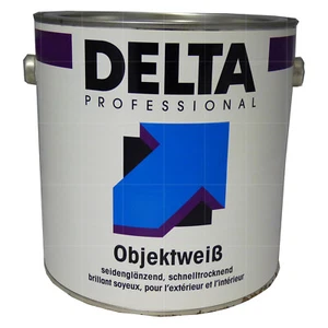 DELTA Professional Objektweiß  2.5L Weißlack innen und aussen seidenglänzend - Bild 1 von 1