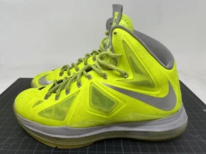 Nike LeBron X 10 Volt 2013 541100-700 Size 8.5 Tennis Ball - Picture 1 of 6