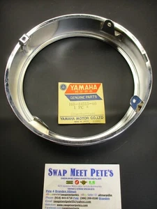 1967 1968 Yamaha YDS5 YM1 YR1 YR2 YR2C NOS OEM Head Light Lamp Rim 168-84315-60 - Picture 1 of 8