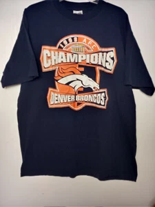Vintage 1998 DenverBroncos AFC Champions Heading to Super Bowl Tee XL - Picture 1 of 6