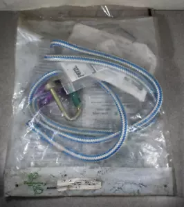 NOS Buckingham BuckAdjuster Adjustable Lanyard 8 ft Petzl Micrograb FREE SHIP - Picture 1 of 8