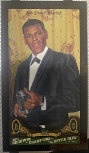 2011 UPPER DECK GOODWIN CHAMPIONS #128 BOB GIBSON MINI MAGICIAN BLACK FOIL 03/09