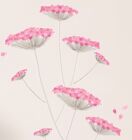 Wandtattoo rosa Dolden Blüten Blume Pflanzen Homesticker Aufkleber Sticker