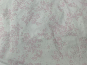 Simply Shabby Chic Baby Crib Sheet pink floral cotton new w/o pkg #70