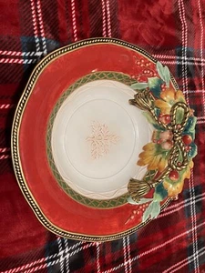 Fitz and Floyd Holiday Solstice Bowl CHRISTMAS THANKSGIVING 12.5'' - Picture 1 of 4