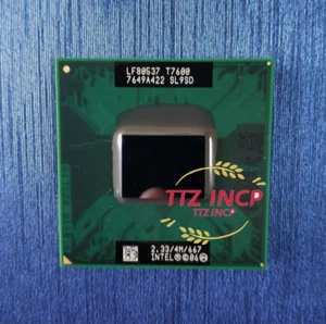 Intel Core 2 Duo T7600 CPU Dual-Core 2.33GHz 4MB 667 MHz Socket M CPU Processor - Picture 1 of 2