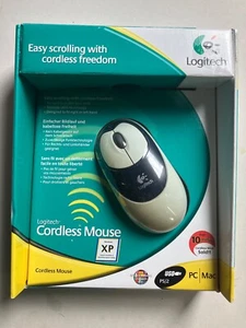 Logitech cordless mouse RN67 PS/2 USB boxed NO RECEIVER - Picture 1 of 6