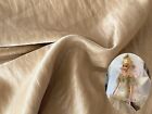 Beige Designer Spun Rayon Material Fabric For Clothing Sewing In 170Cm X 150Cm