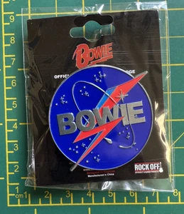 DAVID BOWIE NASA LOGO METALLABZEICHEN OFFIZIELL LIZENZIERT - Bild 1 von 7