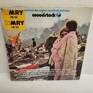 Woodstock Original Soundtrack 1980 Japan LP Vinyl NO/Obi Insert LPs near Mint - Picture 1 of 8