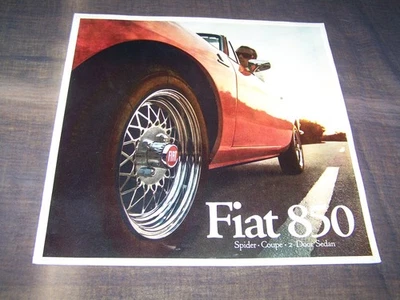 ¡EXCELENTE Magnífico folleto Fiat 850 programa de 1968!!! Foto 1 de 4