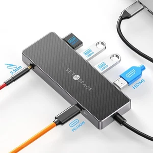 Estación de Acoplamiento USB C, 6 en 1 Hub USB C a HDMI Adaptador Multipuerto [Control Sin... - Imagen 1 de 7