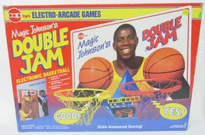 New In Box CAP Toys Magic Johnsons Double Jam Electronic Basketball 1992 - Picture 1 of 11