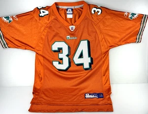 Vintage Reebok Miami Dolphins Ricky Williams #34 Youth Large Football Jersey - Picture 1 of 11