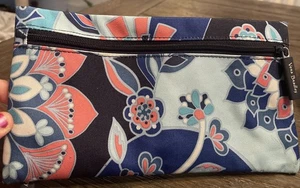 Astuccio Portamatite Vera Bradley Lighten Up Doppia Cerniera Floreale - Foto 1 di 8