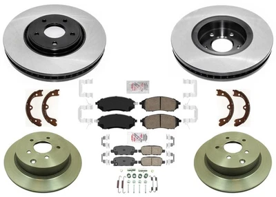Rotores y pastillas de freno de disco de carbono Performance para Infiniti FX35 2006-2012 Foto 1 de 4