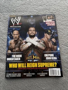 WWE Magazine April 2013 The Rock / John Cena Cover No Poster Included WWF Retro - Picture 1 of 2
