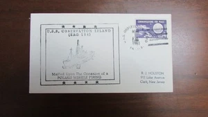 UNITED STATES SPACE OBSERVATION ISLAND EAG 154 POLARIS  2-1-1961 ADDRESSED COVER - Picture 1 of 2