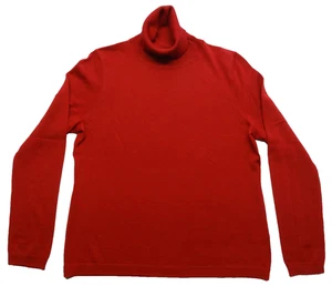 NUOVO Pendleton PM M Petite maglione collo alto fine maglia italiana 100% lana merino - Foto 1 di 11