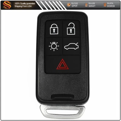 Remote Car Key Shell for Volvo XC70 2008 2009 2010-2013 2014 2015 2016 Buttons Foto 1 de 4