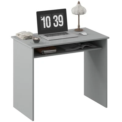HOMCOM Computer Desk Writing Table Study Workstation Storage - Image 1 of 4