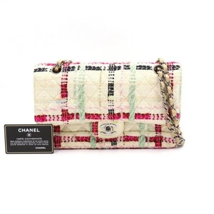 CHANEL Tweed Classic Medium Chain Shoulder Bag A01112 Seasonal Limited Edition - Bild 1 von 8