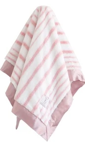 New LITTLE GIRAFFE Luxe Strand Dusty Pink Baby Blanket Size 29"×35" - Picture 1 of 4