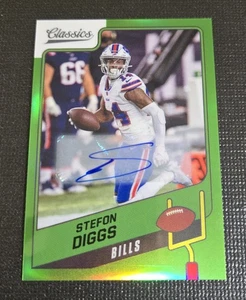 Stefon Diggs 2021 Classics Edición Premium Significant Signatures Verde/4 - Imagen 1 de 6