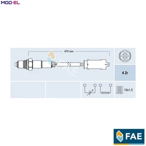 LAMBDA SENSOR 77326 FOR ALPINA BMW 5/E61/E60/X/SAV/E3/E66/E67 X5/E53 4.4L 8cyl - Picture 1 of 9