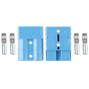2x FÜR Anderson Style Steckverbinder 50 AMP 6AWG 12-24V DC Elektrowerkzeug - Bild 1 von 14