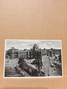 cartolina norimberga stazione centrale viaggiata 1935 - Foto 1 di 3