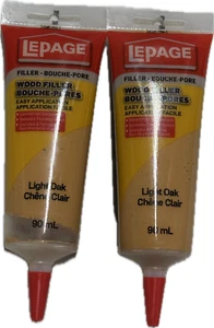 LEPAGE HOLZSPACHTEL HELLEICHE 90 ML EINFACHE ANWENDUNG BEIZBAR ÜBERSTREICHBAR 2 STÜCK - Bild 1 von 4