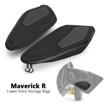 Side Door Storage Bag For Can-Am Maverick R UTV Tool Storage Bag Pocket Black - Image 1 of 4