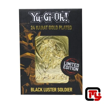 FANATTIK Carte Métal 24K GOLD Edition Limitée Black Luster Soldier - Yu-Gi-Oh!