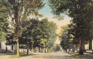 Rutland, Vintage - Center Street von Post Office - Bild 1 von 2