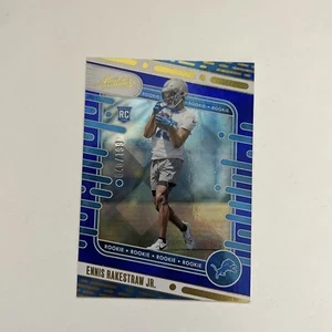 2024 Absolute Football Ennis Rakestraw Jr. #158 RC Blue Diamonds 040/199 - Picture 1 of 2