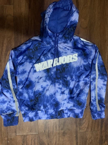 Golden State Warriors Mitchell & Ness NBA Windbreaker NWT New Women’s Size Large Cover