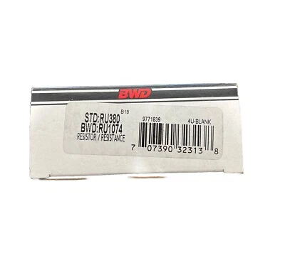 Resistencia de motor soplador BWD HVAC RU380 RU1074 se adapta a: Dodge Durango, Dakora, Aspen Foto 1 de 3