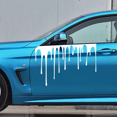 Car Body Decals Doors Sides Stickers Terror blood Graphics White Self Adhesive - Image 1 of 4