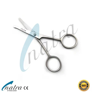 3 7/8in Hair Scissors Beard Scissors Micro Serrated Coiffeur 4'' NATRA - Picture 1 of 5