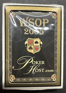 Vintage 2005 World Series of Poker Gemco Playing Cards Sealed Deck S23 - Picture 1 of 4