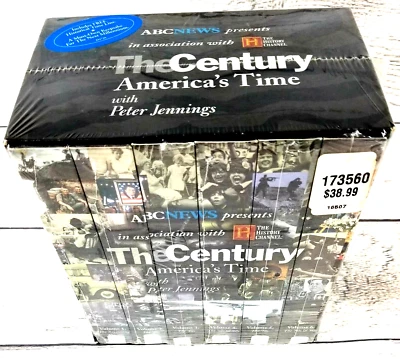 The Century America's Time VHS 6 Tapes Set W/Peter Jennings Factory Sealed - Image 1 of 3