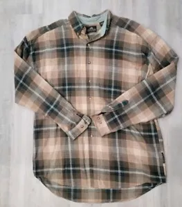 Vintage Structure Mens Size XL Flannel Button Down Shirt Plaid Overshirt - Picture 1 of 15