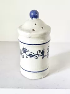 Shaker Pepe Vintage Porcellana Bianco Blu Cobalto Singolo Made in Japan - Foto 1 di 6