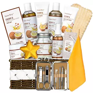 Beauty & Personal Care Set, Perfumes Bath Spa Gift Baskets 26 Pcs for Women & Me - Picture 1 of 12