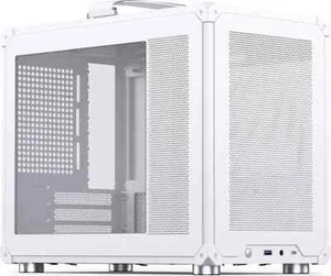 Jonsbo C6 MAX PC-Gehäuse, Mini-Gehäuse, Micro-ATX, Tempered Glass - weiß - Bild 1 von 4