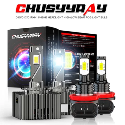 Faros antiniebla LED HI/LO y LED para Lincoln Navigator 2007-2017 -6000K Foto 1 de 4