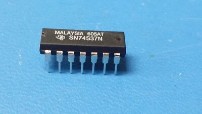 (5 PIEZAS) SN74S37N TI NAND Gate IC 4 canales 14-PDIP Foto 1 de 4